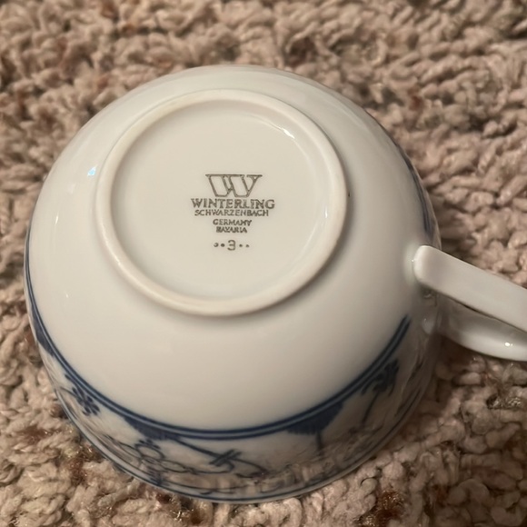 Winterling Bavaria Schwarzenbach Germany China Tea cup and saucer Set of 2 - Picture 3 of 6